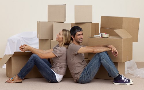 Man with van assisting with household and business items in North London