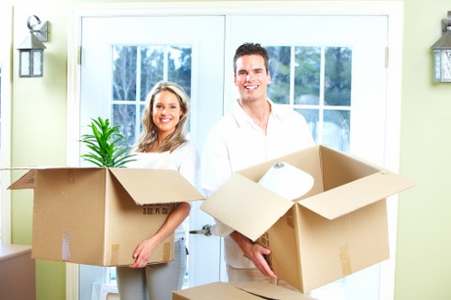 Removals crew planning access and loading for a Tufnell Park property move