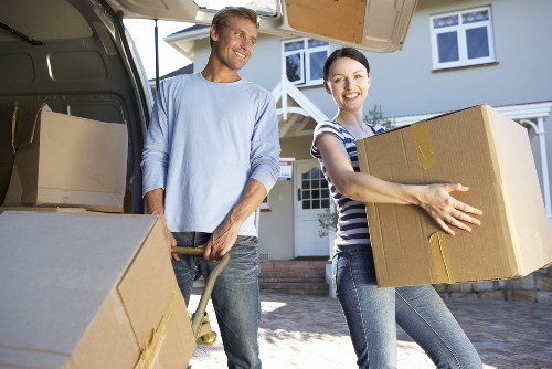Securely loaded moving van for safe transport